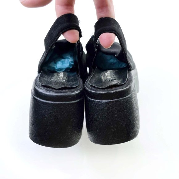 ⚡️SOLD⚡️ vintage le chateau 90s slingback flatform shoes - size 7 - Picture 4 of 7